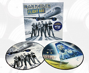 Iron Maiden - Flight 666. The Original Soundtrack. Live - 2009. (2LP). 12. Picture Disc. Пластинки.