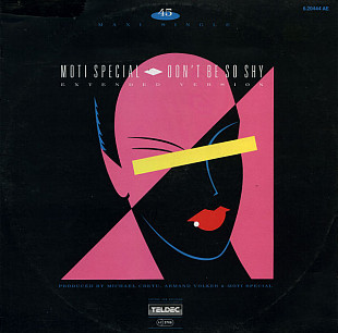Michael Cretu Moti Special - Don't Be So Shy (Extended Version) (1985) VG+ 12" 45 RPM Maxi-Single
