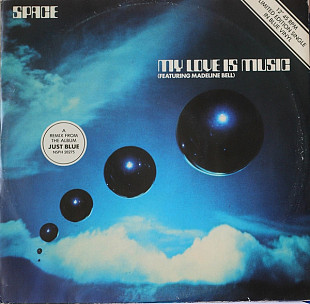 Space - Just Blue / My Love Is Music (1978) VG+ 12" 45 RPM Limited Edition