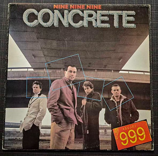 999 81 "Concrete" Poster (PUNK) Canada Vinyl Nm-