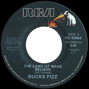 Bucks Fizz - The Land Of Make Believe (1981) VG 7" 45 RPM Single