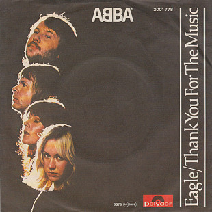 ABBA - Eagle / Thank You For The Music (1978) NM- 7" 45 RPM Single