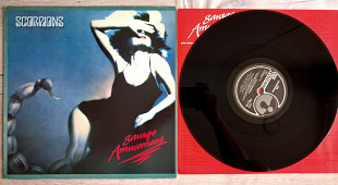 SCORPIONS SAVAGE AMUSEMENT ( EMI HARVEST SHSP 4125 A1/B1 ) 1988 ENGL