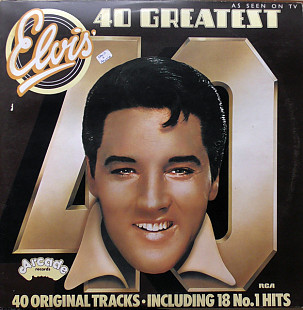Elvis Presley - Elvis' 40 Greatest (1974) VG+ 2×LPs, Gatefold