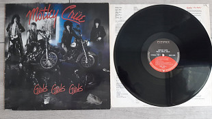 MOTLEY CRUE GIRLS GIRLS GIRLS ( ELEKTRA 960 725 1 for UK EKT 39 AXX/B UK ) 1987 GERMANY