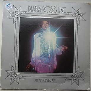 DIANA ROSS Live At Caesars Palace LP VG/VG+