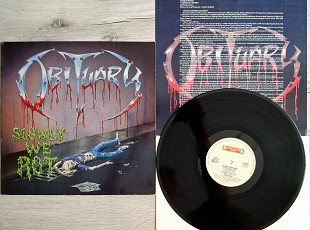 OBITUARY SLOWLY WE ROT ( ROADRACER RO 9489 1 A/B ) 1989 HOLL