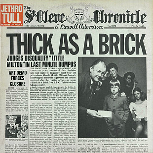 JETHRO TULL «Thick As A Brick» ℗1972