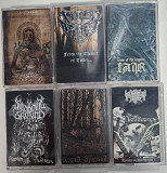 6 аудиокассет ukrainian black metal лот