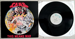 TANK THIS MEANS WAR ( ROADRUNNER RR 9907 A/B ) 1983 HOLL