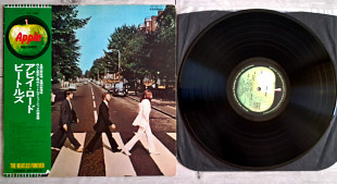 THE BEATLES ABBEY ROAD ( APPLE AP-8815 YEX 749 -1S / YEX 150 1-S ) 1973 REISSUE with OBI 1969 JAP