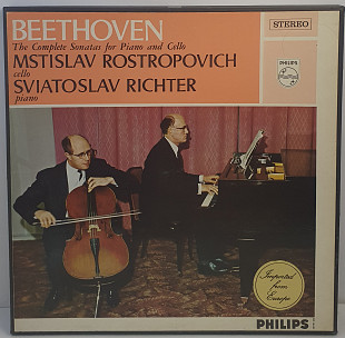 Beethoven, Mstislav Rostropovich... – The Complete Sonatas ... 2LP 12" (Прайс 50416)