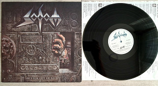 SODOM BETTER OFF DEAD ( STEAM HAMMER SPV 008-76261 A1/B1 ) EMBOSSED COVER 1990 GERMANY