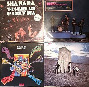 K-17 vinyl the who - shanana- herman's - 5 шт