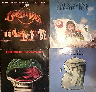 L- 49 - винил - Uriah Heep- Cat Stevens- Commodores 5 шт vinyl