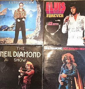 L-46 - винил - Elvis - Elton John- Neil Diamond- 6 шт vinyl