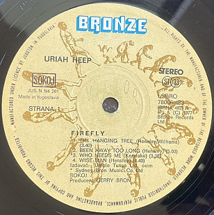 Uriah Heep – Firefly ( Yugoslavia ) LP