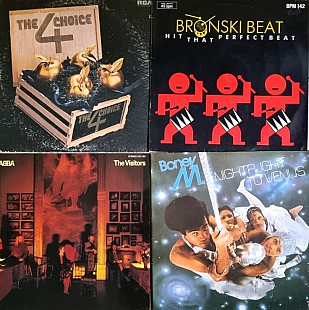 L-43 - винил - Abba - Boney M- 4 шт vinyl