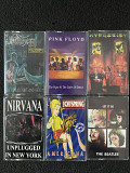 Лот кассет Pink Floyd Nirvana Beatles Offspring Hipocrisy Witchery Moon records