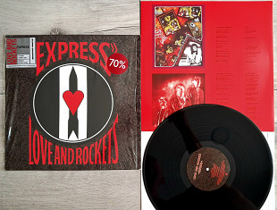 LOVE AND ROCKETS EXPRESS ( BEGGARS BBQ 2250 LP2 ) SCHRINK 2022 REISSUE 1986 EU