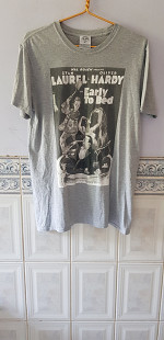 Футболка "Laurel & Hardy" (90% cotton/10% polyester, L, Bangladesh)