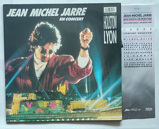 JEAN -MICHEL JARRE * En Concert Houston/Lyon * 87 FRANCE, Disquest-Dreyfus -833 126-1 First Press