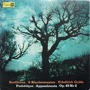 Ludwig van Beethoven - 3 Klaviersonaten: Pathétique / Appassionata / Op. 49 Nr. 2 NM- Vinyl (LP Ster