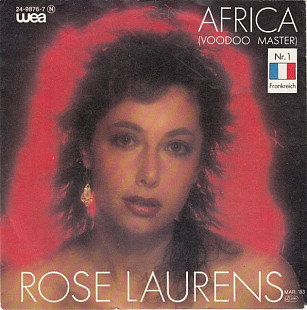 Rose Laurens - Africa (Voodoo Master) (1983) VG+ 7" 45 RPM Single