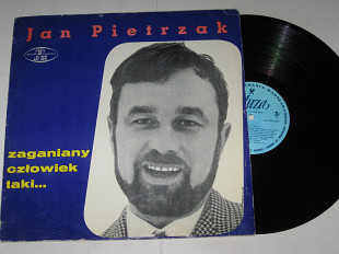 Пластинка Ян Петшак / Jan Pietrzak ‎– Zaganiany Człowiek Taki... (Polskie Nagrania Muza, 1970) Ех