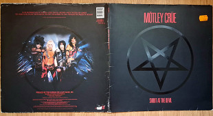 MOTLEY CRUE SHOUT ATH THE DAVIL ( ELEKTRA 96-0289-1 ) G/F STICKER 1983 GERMANY