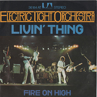 Electric Light Orchestra - Livin' Thing (1977) VG+ 7" 45 RPM Single