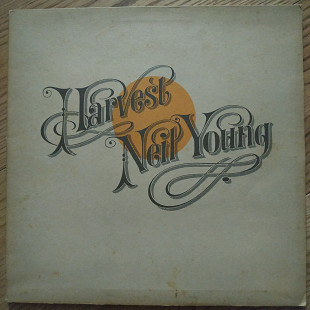 Neil Young Harvest UK first press lp vinyl poster
