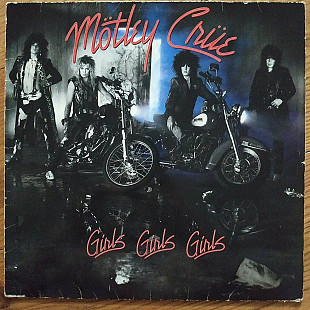 Motley Crue Girls Girls Girls EU first press lp vinyl