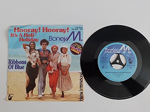 Boney M Hooray Hooray its a Holi-Holiday-Ribbons of blue. Sinngle