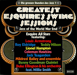 Various – Greatest Esquire's Swing Sessions - Jazz Of The World War 2nd