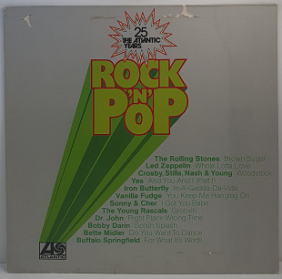 Various – Rock 'N' Pop - 25 The Atlantic Years LP 12" (Прайс 50393)