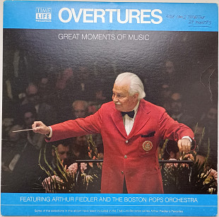 ARTHUR FIEDLER AND THE BOSTON POPS ORCHESTRA Overtures LP EX/EX-