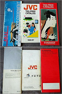 Мини каталоги 80х годов AKAI, PIONEER, JVC.