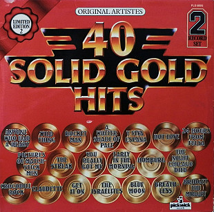 Various - 40 Solid Gold Hits (1978) VG+ 2×LPs Limited Edition