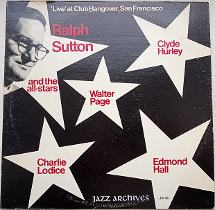 THE RALPH SUTTON QUARTET Ralph Sutton And The All Stars Live At Club Hangover LP VG/EX