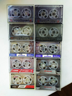 Аудио кассета с бобинкамм BASF, TDK.