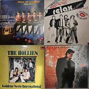 Р-20 Vinyl -Relax - The Hollies- Springfield Rick -Wall Of Voodoo -4 шт