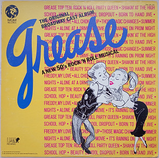 VARIOUS Grease - The Original Broadway Cast Album LP VG-/EX