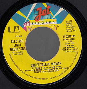 ELECTRIC LIGHT ORCHESTRA 7''«Sweet Talkin' Woman/Fire On High» ℗1978