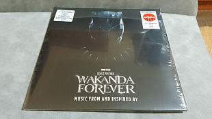 OST Black Panther: Wakanda Forever. запечатанный цветной двойной американский винил
