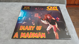 Ozzy osbourne - diary of a madman. Limited Edition, Reissue, Red & Black Swirl, запечатан