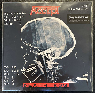 Accept – Death Row Vinyl, Lp