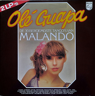 Malando And His Tango Orchestra - Olé Guapa - De 30 Beroemdste Tango's Van Malando (1979) NM- 2×LPs,