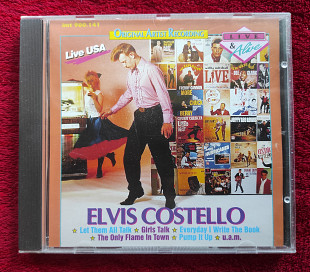 Редкий CD раритетный бутлег Elvis Costello "Live USA" 1984