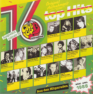 16 Top Hits - Hitparaden März / April 1988 (1988) VG+